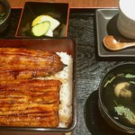 Unagi Toku - うな重　上　３２５０円　追加で茶碗蒸し