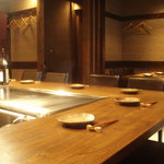 Teppanyaki Sakura - １階カウンター席  　　　　　　　  大切な方とのデートに最適♪