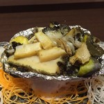 海女房 - 活あわび焼き