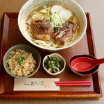 3丁目の島そば屋 - 炙り軟骨ソーキそば ※全サイズジューシー付