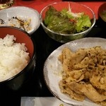 LINDA - Japanese Bar & Restaurant - - この日のランチ（しょうが焼き）
