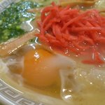 Ryuukoken - 生卵は少し熱を通して後半に食べるｗｗ