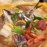 Kusakabe - 港から直送の鮮魚を刺身で、お勧めです。