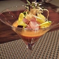 KAZAN - 金目鯛がのったガスパチョ