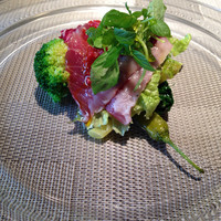 Cucina Italiana 東洞 - 3800円コース ハチビキのカルパッチョ セミドライトマト風味