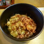 風遊斎 - すばの汁かけ かつお飯