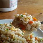 曽我 - 薄味で優しい味わいなのでちょっとソースがほしいところ（自分が座ったテーブルにはソースがなかった。。。