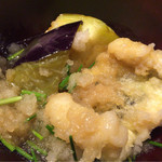 祇園 さゝ木 - 2015.7.ランチ6000円⑥茄子と鱧 アップ