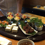 祇園 さゝ木 - 2015.7.ランチ6000円⑧デザート好きなのを選択。全部もあり。