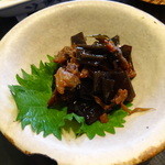 手打そば千花庵 - あさり昆布