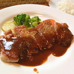 キッチン カトウ - 桃色吐息ポークステーキ