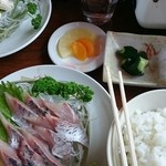 いさりび食堂 - 鯵の刺身定食
            