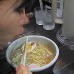 らーめん山頭火 - 麺　一本食　ブッキー