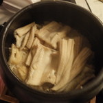 旬菜 おぐら家 - 穴子と新生姜の炊き込みご飯