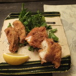 旬菜 おぐら家 - くま海老と新蓮根サクサク揚げ