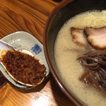 麺屋よかたい - トッピング(辛し味噌100円)
