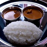 福丸スパイス - チキンカレーとマトンカレー