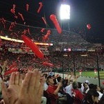 マツダズームズーム スタジアム広島 - 2015.7.3 ＶＳヤクルト　7対1で楽勝ムードの中、7回裏のジェット風船も勢いが違います♪