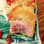 Kushiichi Saitou - ランチョンミートとカマンベールチーズの珍しい串カツでした