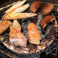 百福 - 焼きフグ！
                  コースに焼きフグも
                  ついていたのにはびっくり！
                  皮が大好きです！