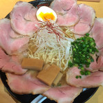 らーめん 鶴武者 - 和風ちゃーしゅー麺、麺大盛