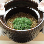 麻布十番 ふくだ - ちりめん山椒の炊き込みご飯