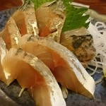 きぐら茶屋 - アジ刺し