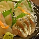 きぐら茶屋 - 刺し身5種盛