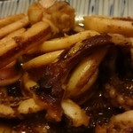 きぐら茶屋 - イカのわたの炒め