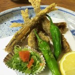 あきの庵 - メヒカリの唐揚げ580円