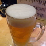 ほてい寿司 - ☆生ビールと乾杯です(^_-)-☆
