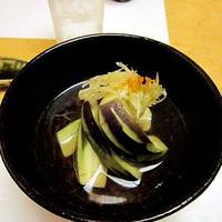 水茄子の茗荷煮