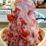 ATELIER CICA - 20141018訪問。かき氷・苺とミルク　高っ！氷フワフワ！いちごたっぷり♪