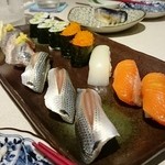 すしダイニング 夢 - 2015/7追加　お好みで、こはだ、いわし、サーモン、いか、とび子、カッパ