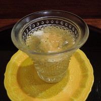 徳うち山 - 冬瓜と生湯葉・じゅんさいのゼリー寄せ