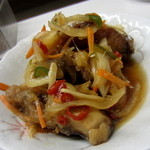 元祖立ち飲み屋 - 鯖の竜田揚げ（南蛮漬け）￥240円