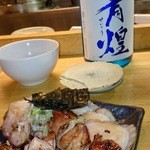 麺酒論嚆矢 - 盛り合わせと酒