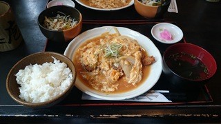 Houchou - カツの柳川風（定食）