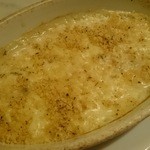 TRATTORIA AL SODO  - 前菜4品目、濃厚でクリーミー、香りにやみつきゴルゴンゾーラとポテトのグラタン