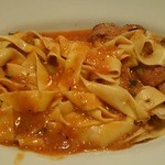 TRATTORIA AL SODO  - 凝縮されたタコの旨味、イイダコとオリーブ、バジルのパスタ(ハーフ)