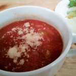 ピザ マーレ - ランチセットのスープ