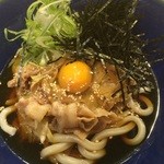 うどん かまう - ☆夏メニュー☆冷やしスタミナ豚肉うどん  