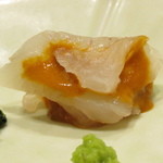 鮨 心白 - 【再訪３】ボッケの肝巻き