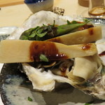 鮨 心白 - 【再訪３】東松島 蒸し牡蠣 京都物集女の筍