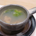 鮨 心白 - 【再訪３】はまぐりのスープ
