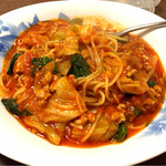 UNO - 春キャベツのトマトソースパスタ