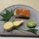 洛北荘 - 2015年06月26日（金）　夕食　焼物（甘鯛若狭焼）