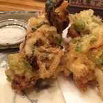 さとう - ゴーヤとうなぎのかきあげ　580円