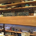 さとう - お酒のメニューと本日のオススメ　而今と飛露喜が400円　磯自慢は450円（写真を撮る直前には飛露喜は売り切れてしまいました。）