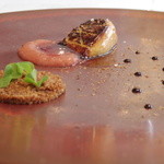 ル・ジュー・ドゥ・ラシエット  - ランド産フォアグラのポワレ